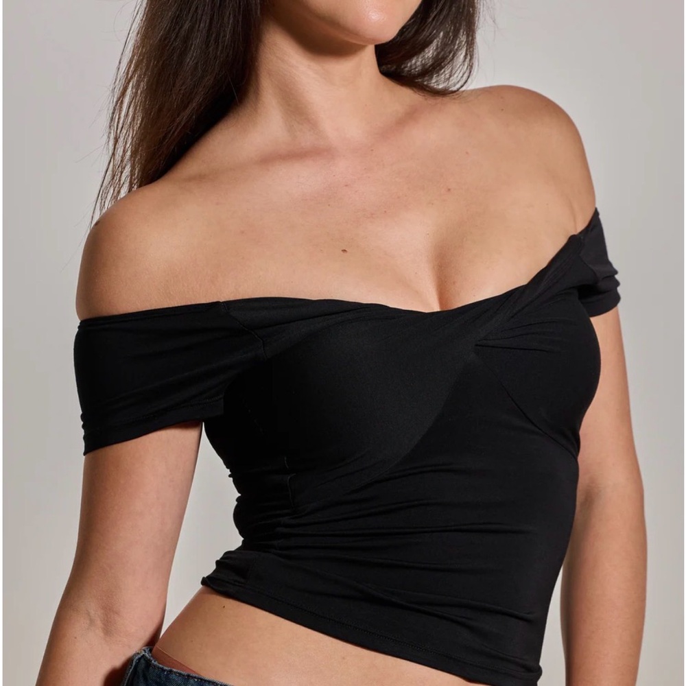 Twist feont Off-Shoulder Women's Top